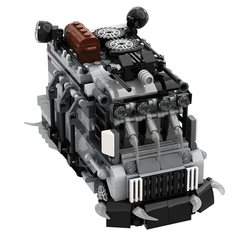 GOBRICKS MOC 2827 Anti zombie van - YWOBB