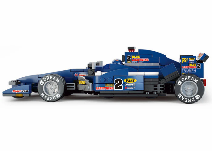 SLUBAN M38-B0353 The F1 Blue Racing Car - YWOBB