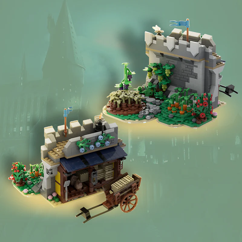 GOBRICKS MOC 155056 Expansion: rickyard & farmland - YWOBB