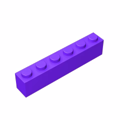 GOBRICKS GDS-535 Brick 1 x 6 - YWOBB