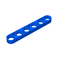 GOBRICKS GDS-694 Liftarm Thin 1 x 6 - YWOBB