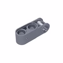 GOBRICKS GDS-936 Axle and Pin Connector Perpendicular 3L with 2 Pin Holes - YWOBB