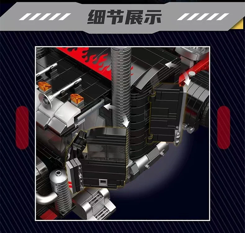 Mould King 10037 American Truck - YWOBB