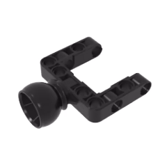 GOBRICKS GDS-1539 Technic Steering Ball Joint Large Open with C-Shape Pivot Frame - YWOBB