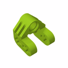 GOBRICKS GDS-1029 Axle and Pin Connector Perpendicular Split - YWOBB