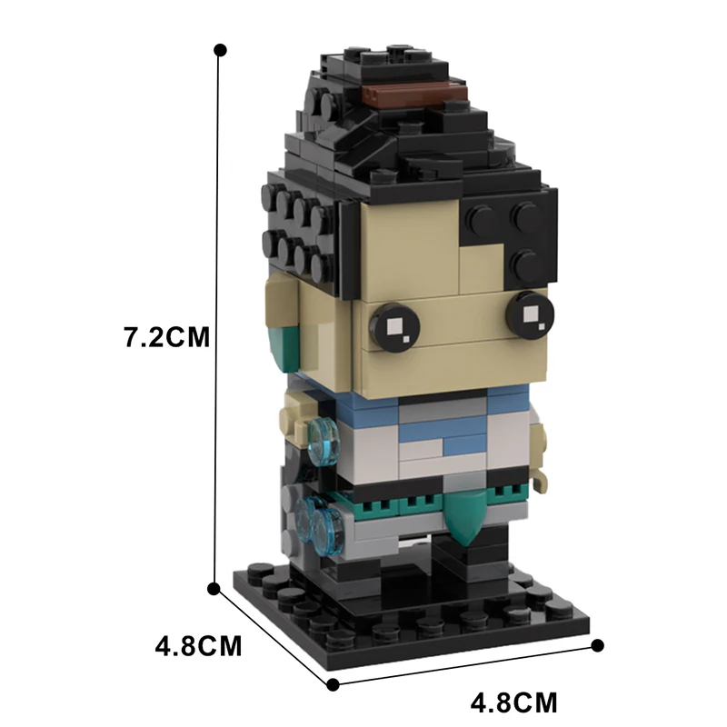 GOBRICKS MOC 121076 VALORANT Sage Brickheadz - YWOBB