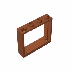 GOBRICKS GDS-780 Window 1 x 4 x 3 - No Shutter Tabs - YWOBB