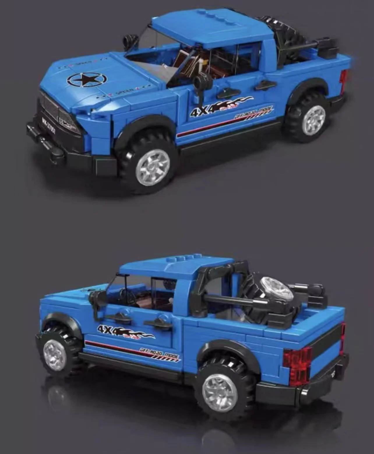Mould King 27057-27060 Mini Car Series - YWOBB