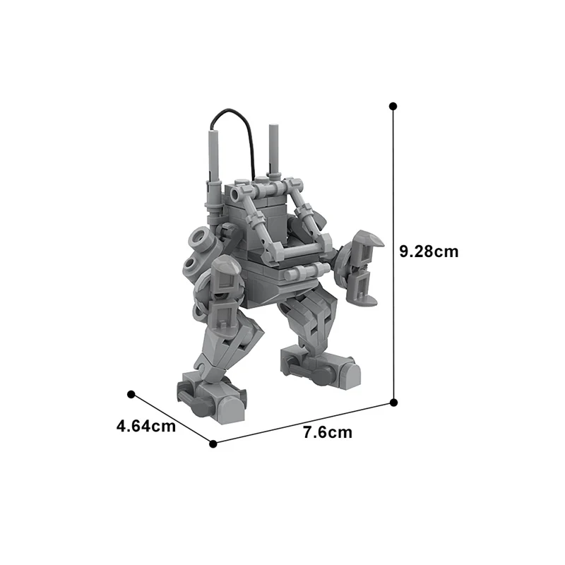 GOBRICKS MOC 163877 Mini Exo-Suit - YWOBB