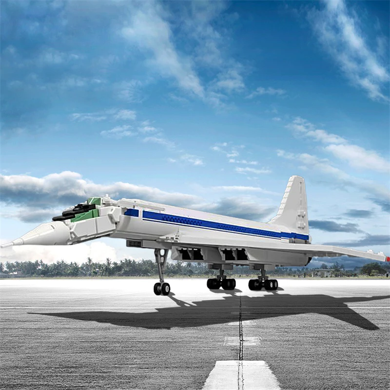 GOBRICKS MOC 164752 Tupolev Tu-144D - YWOBB