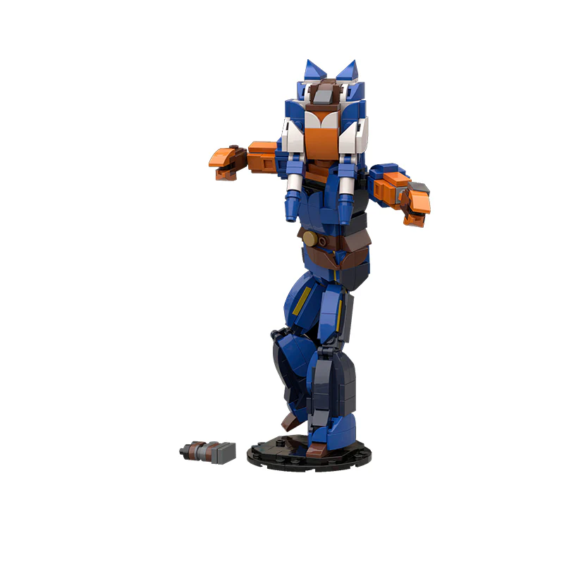 GOBRICKS MOC 73665 Ahsoka Tano action figure from The Clone Wars - YWOBB