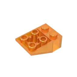 GOBRICKS GDS-598 Inverted 33 3 x 2 without Connections between Studs - YWOBB
