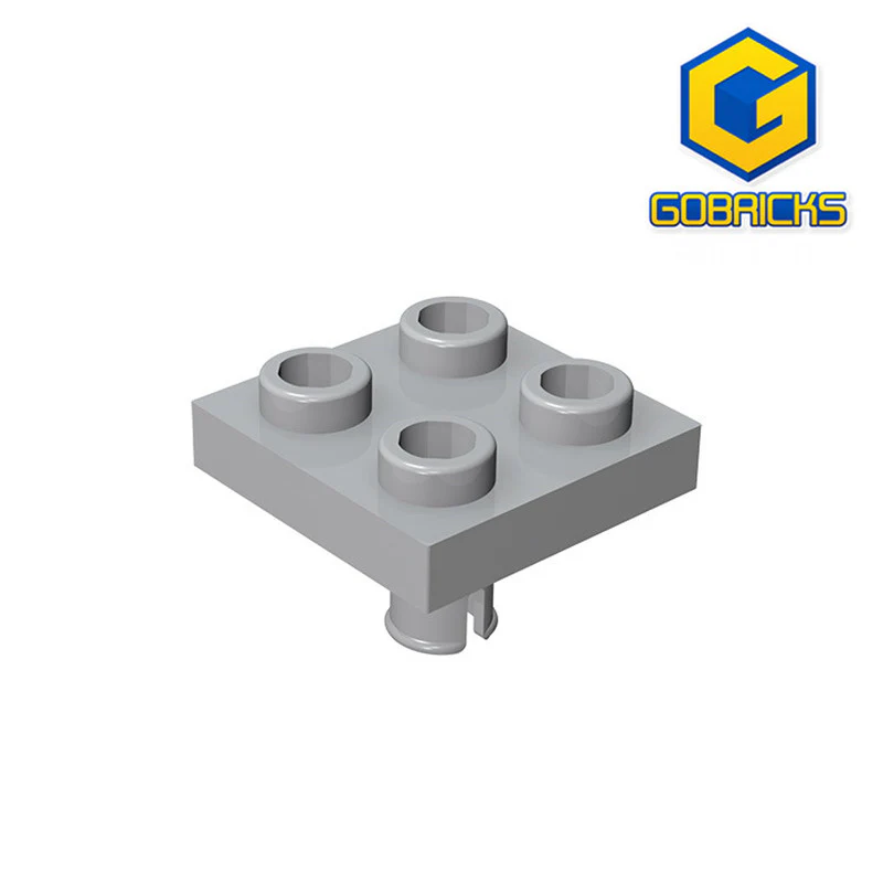 GOBRICKS GDS-902 Modified 2 x 2 with Pin on Bottom - YWOBB