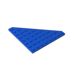 GOBRICKS GDS-700  Plate 8 x 8 Cut Corner - YWOBB