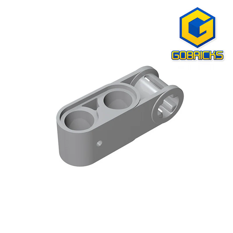 GOBRICKS GDS-936 Axle and Pin Connector Perpendicular 3L with 2 Pin Holes - YWOBB