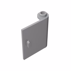 GOBRICKS GDS-1221 Door 1 x 3 x 3 Right - Open Between Top and Bottom Hinge - YWOBB
