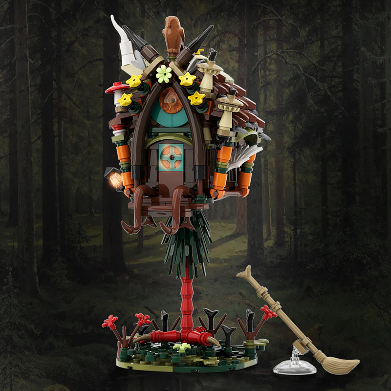 GOBRICKS MOC 128416 Baba Yaga hut - YWOBB