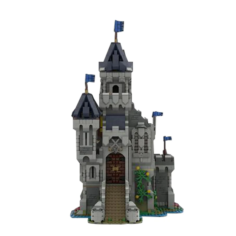 GOBRICKS MOC 101775 Black Falcon Knight's Castle - YWOBB