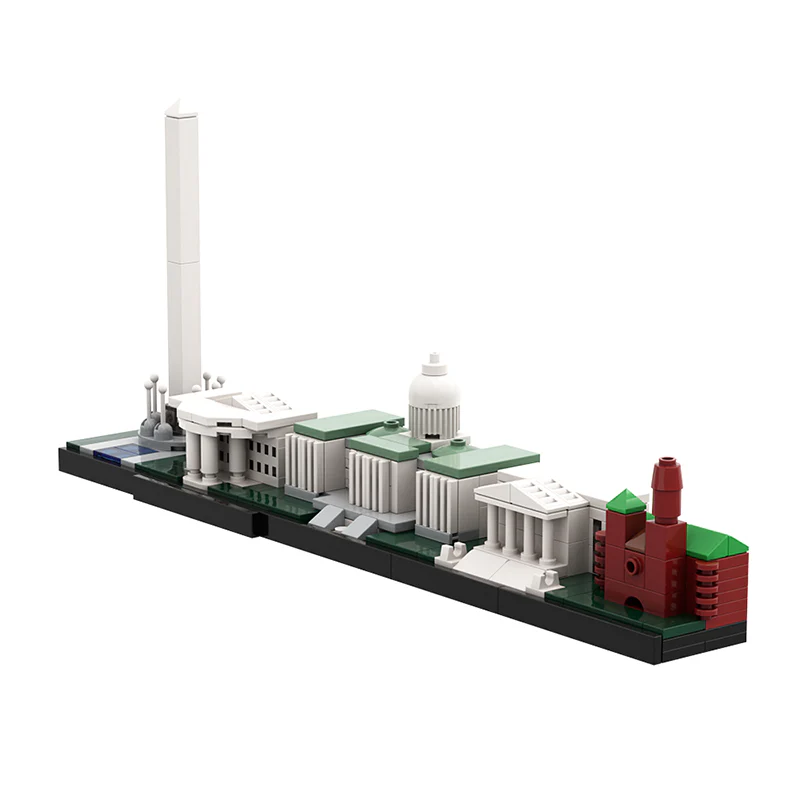 GOBRICKS MOC 50791 Washington DC Skyline - YWOBB