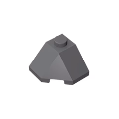 GOBRICKS GDS-802 Wedge 2 x 2 - YWOBB