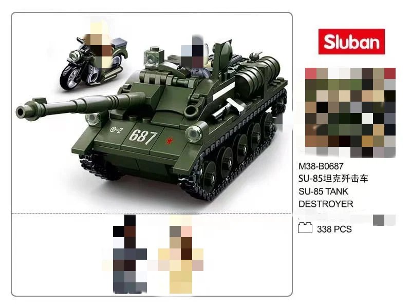 SLUBAN M38-B0687N SU 85 Tank Destroyer - YWOBB