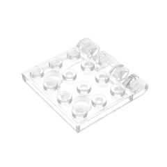 GOBRICKS GDS-1132 Hinge Plate 3 x 4 Locking Dual 2 Finger, 9 Teeth - YWOBB