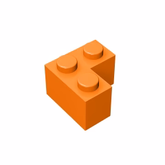 GOBRICKS GDS-572 Brick 2 x 2 Corner - YWOBB
