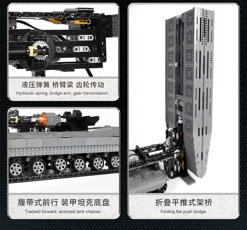 Mould King 20002 RC Bridge Tank - YWOBB