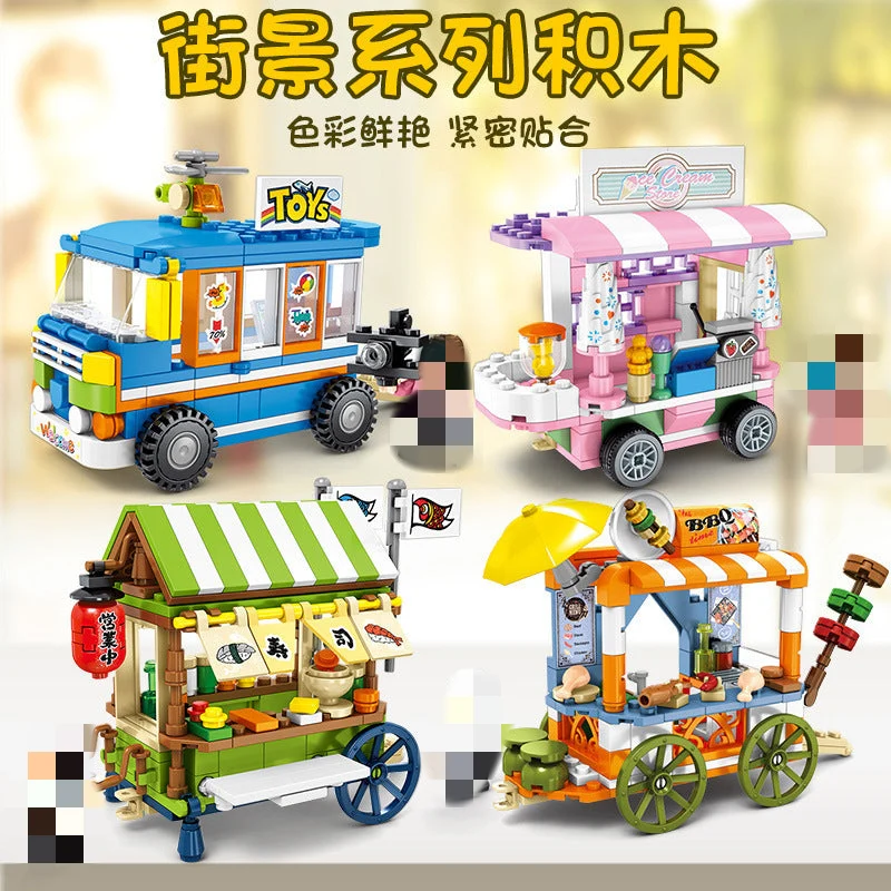 Sembo 601101-601104 Street food truck - YWOBB