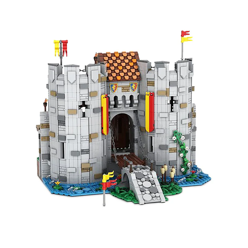GOBRICKS MOC 157507 The gate of Bricktenstein castle - YWOBB