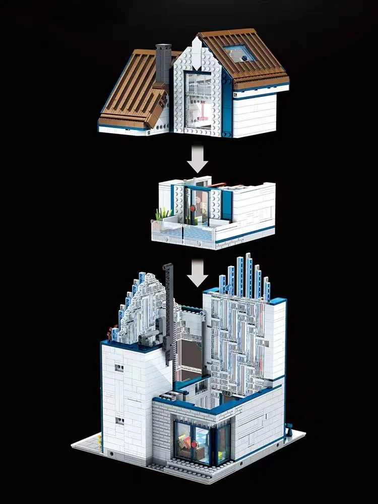 Mould King 16022 Modern Library OVP EU Warehouse Version - YWOBB