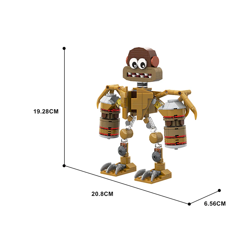 GOBRICKS MOC A0503Y08 My Singing Monsters Flying - YWOBB