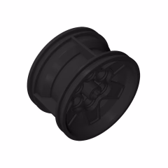 GOBRICKS GDS-1229 Wheel 43.2mm D. x 26mm Technic Racing Small 6 Pin Holes - YWOBB