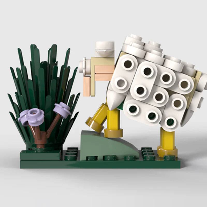 GOBRICKS MOC 136543 Sheep - YWOBB