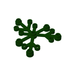 GOBRICKS GDS-1437 Plant Leaves 6 x 5 - YWOBB