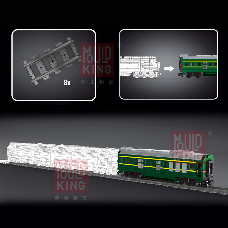 Mould King 12001  NJ2 Diesel Locomotives - YWOBB