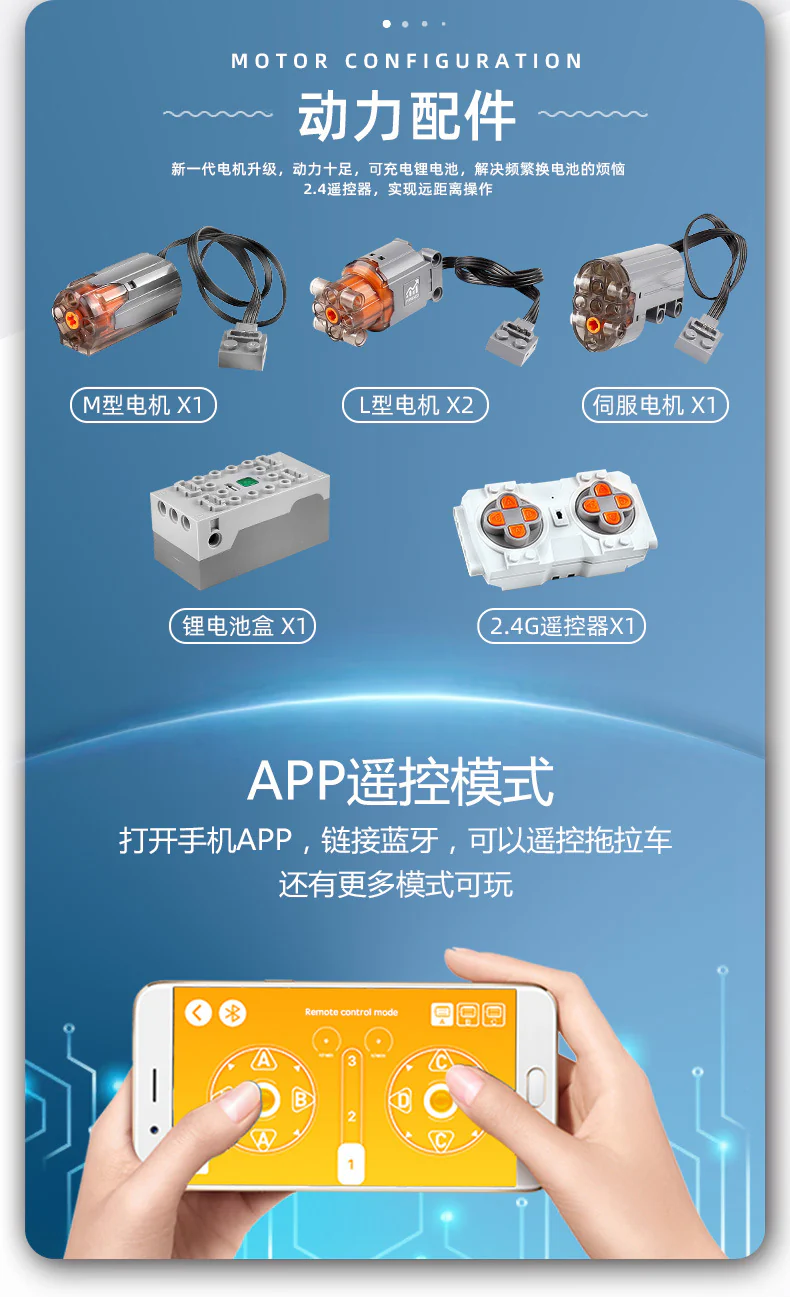 Mould King 17020 Tractor Fastrac 4000er series - YWOBB