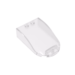 GOBRICKS GDS-21121 Windscreen 6 x 4 x 1 1/3 Canopy Straight Sides - YWOBB