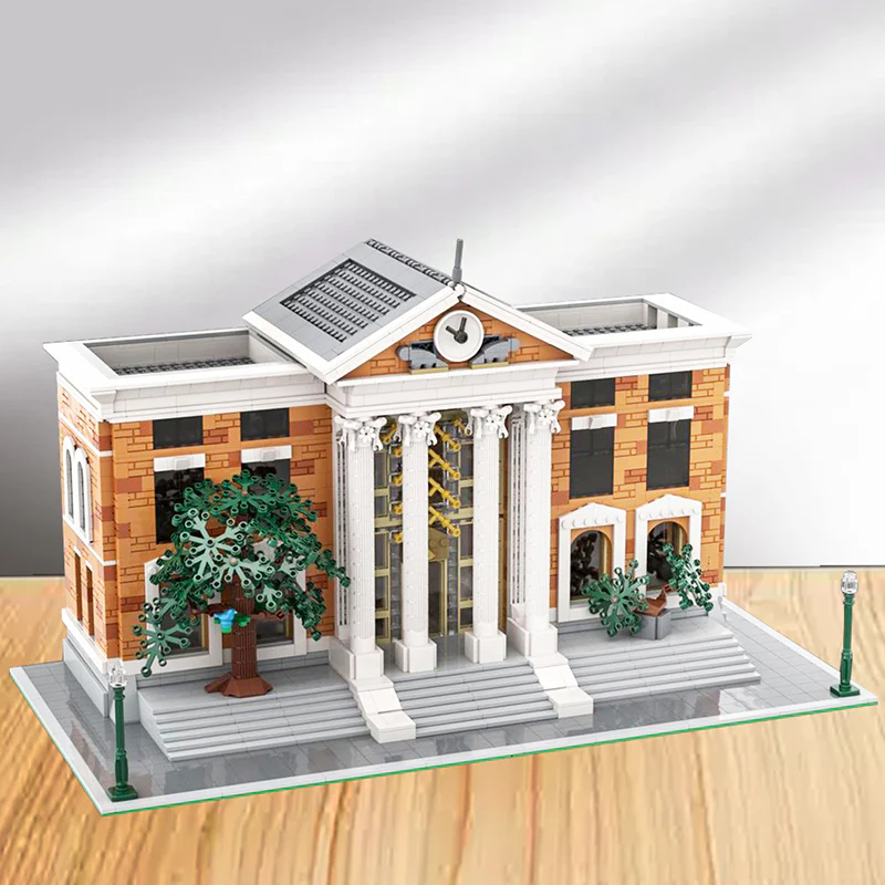 GOBRICKS MOC 138800 Modular Back to the Future Courthouse - YWOBB