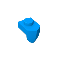 GOBRICKS GDS-869 Modified 1 x 1 with Tooth Vertical - YWOBB