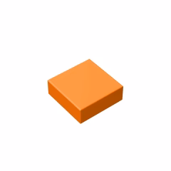 GOBRICKS GDS-613 Tile 1 x 1 - YWOBB
