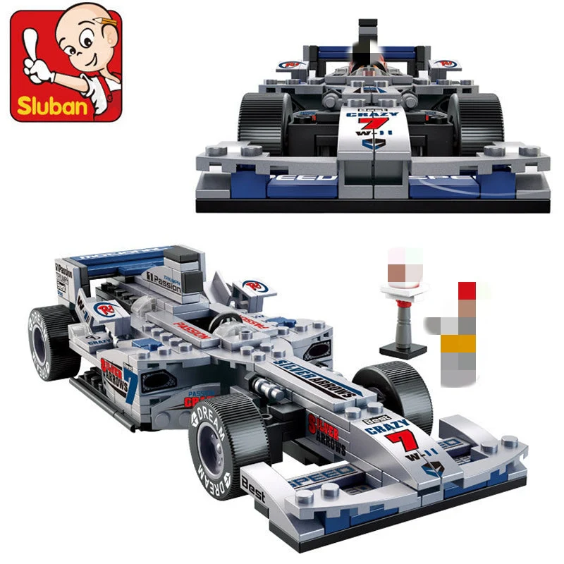 SLUBAN M38-B0352 The F1 SILVER Racing Car - YWOBB