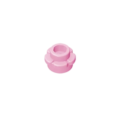 GOBRICKS GDS-1436 Round 1 x 1 with Flower Edge - YWOBB