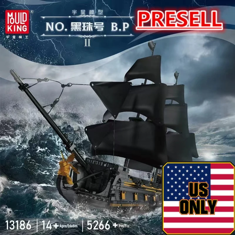 Mould King 13186 Black Pearl OVP US Warehouse Version - YWOBB