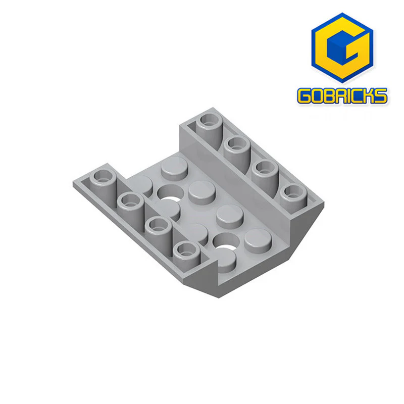 GOBRICKS GDS-685 Inverted 45 4 x 4 Double with 2 Holes - YWOBB