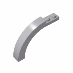 GOBRICKS GDS-720 Arch 1 x 6 x 3 1/3 Curved Top - YWOBB