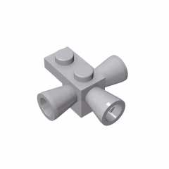 GOBRICKS GDS-1139 Modified 1 x 1 with 3 Loudspeakers / Space Positioning Rockets - YWOBB