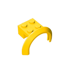 GOBRICKS GDS-1318 Mudguard 4 x 2 1/2 x 1 2/3 with Arch Round - YWOBB