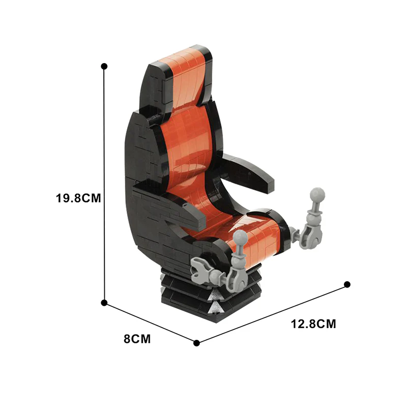 GOBRICKS MOC 13591 Operator's Chair - YWOBB