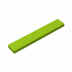 GOBRICKS GDS-564 Tile 1 x 6 - YWOBB
